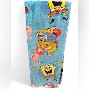 SpongeBob SquarePants Blue Throw Blanket